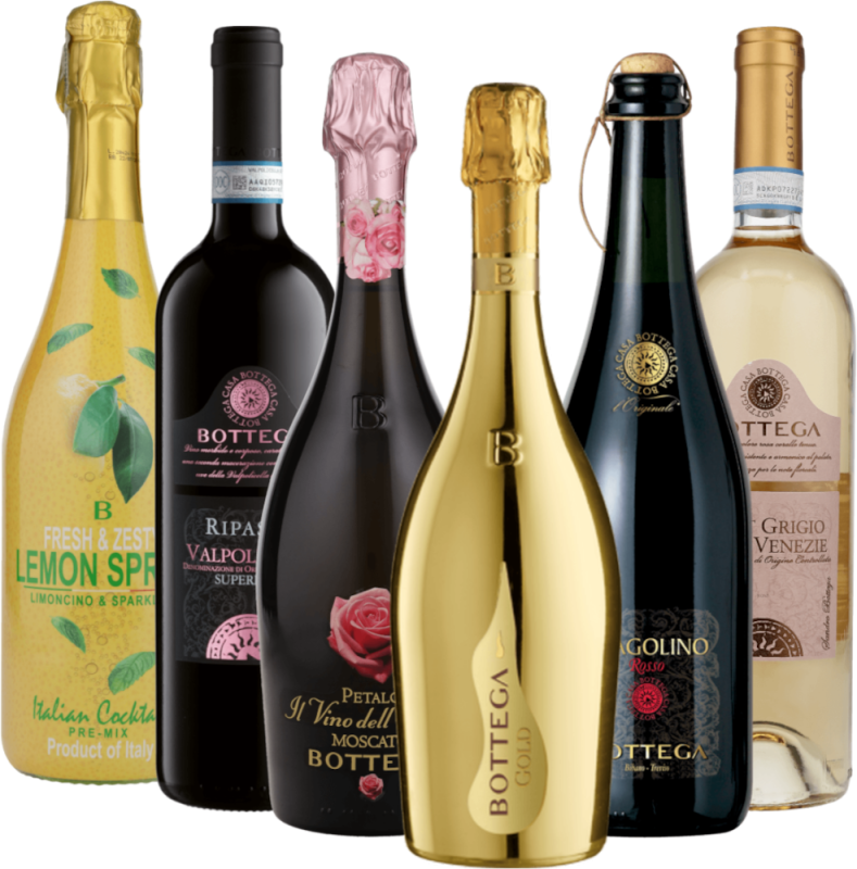 Întreaga varietate Bottega – pachet de degustare 6x