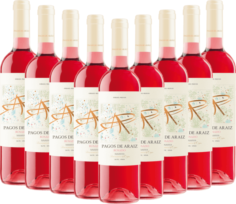 9x Vorteils-Weinpaket Rosado Navarra DO - Pagos De Araiz