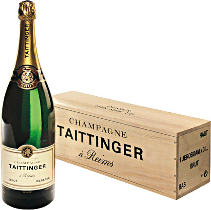 Champagner Brut Réserve 3,0 l Jeroboam in HK - Champagne Taittinger
