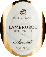Previzualizare: Rose di Bacco Lambrusco Bianco Amabile Emilia-Romagna IGT - Chiarli