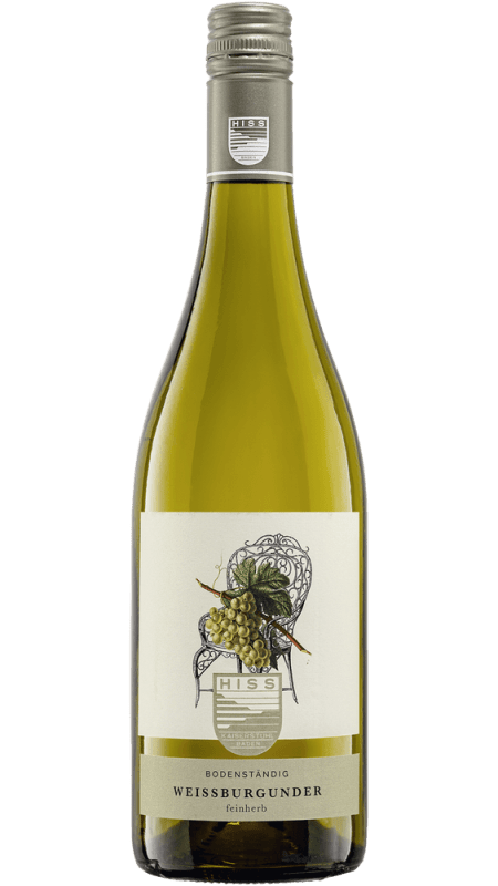 Bodenständig Weissburgunder feinherb - Weingut Hiss