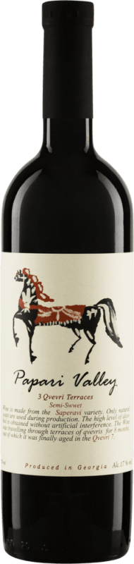 Saperavi 3 Qvevri Terraces Semi Sweet - Papari Valley