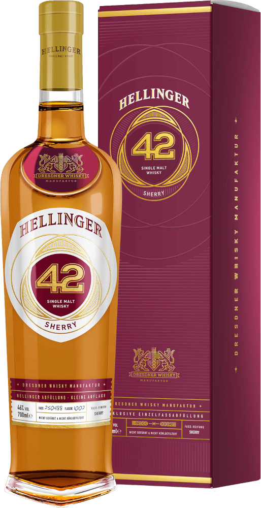 Previzualizare: Hellinger 42 Sherry - Dresdner Whisky Manufaktur - 2x Vorteilspaket