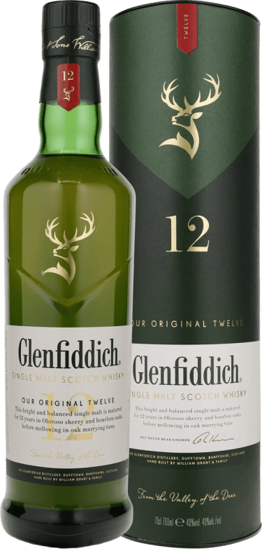 12 Years Old Speyside Single Malt in GP - Glenfiddich