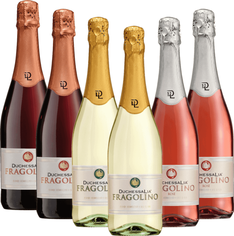 Duchessa Lia Fragolino în toate culorile - pachet de 6x degustare