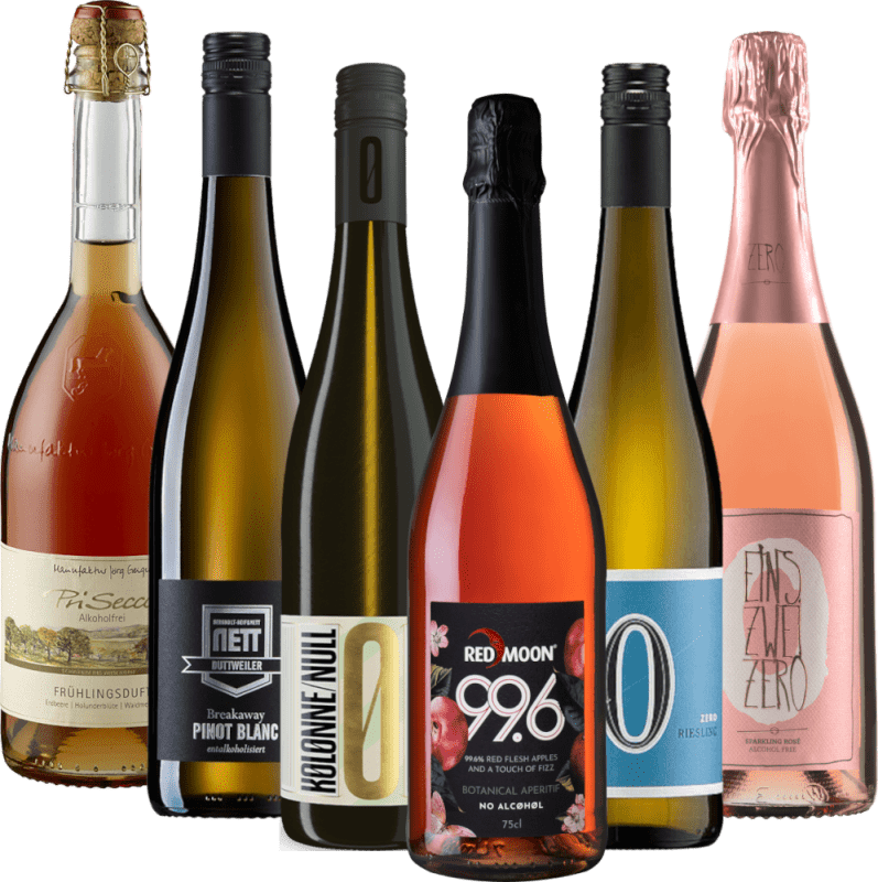 100% aromă 0% alcool - pachet de degustare de 6x, fără alcool