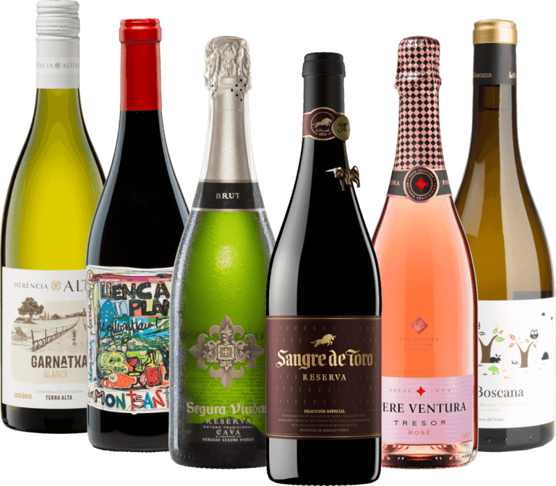 6x Pachet de degustare - Vinuri din Catalonia - mai mult decât Cava