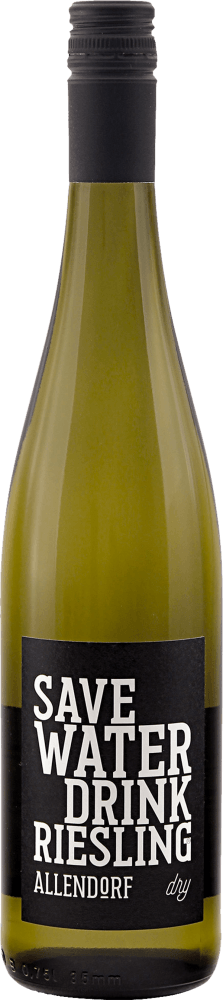 Previzualizare: Save Water drink Riesling dry - Fritz Allendorf - 12x Vorteilspaket