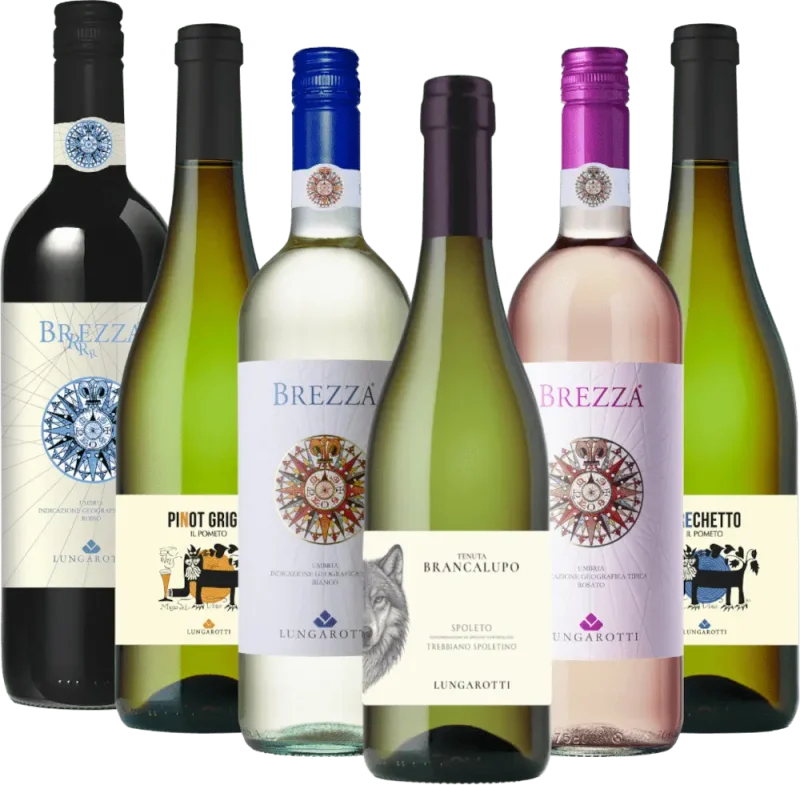 Călătorie a plăcerii prin Umbria cu Lungarotti - 6x pachet de degustare